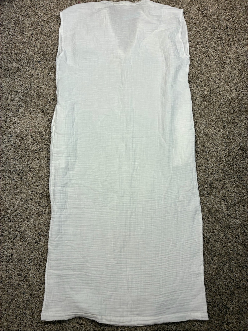 Lou & Grey Split Neck Triple Cloth Gauze Maxi Dress - Picture 11 of 13